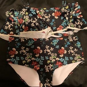 two piece bathing suit